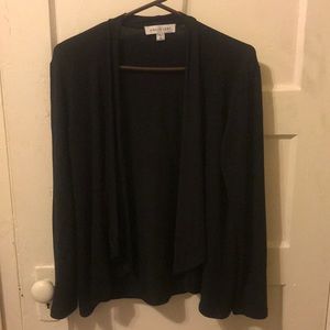 Black Amour Vert Open Cardigan